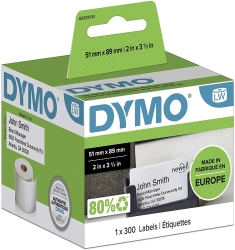 DYMO 51x89mm İsim Kartı/Yaka Kartı Etiketi (S0929100) 