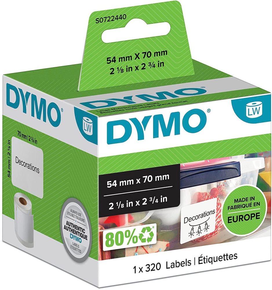 DYMO 54x70 LabelWriter Çok Amaçlı Etiket (99015)