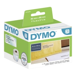 DYMO 36X89 LW Şeffaf Geniş Adres Etiketi (99013)