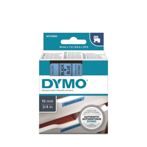 DYMO D1 Mavi/Siyah Yedek Şerit 19mm x 7mt (45806) - 1