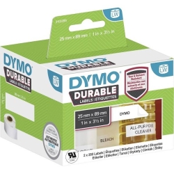 DYMO Etiket rulosu 25x89 mm PE film Beyaz 700 adet Kalıcı 2112285 Çok amaçlı etiketler, Adres etiketleri