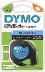DYMO LetraTag Plastik Etiket Şerit Mavi 59426 (12mm x 4 metre) - 2