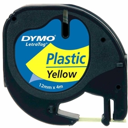 DYMO LetraTag Plastik Sarı Şerit 59423 (12mm x 4 metre) - Thumbnail