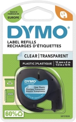 DYMO LetraTag Şeffaf Plastik Şerit 12268 (12mm x 4 metre) - 2