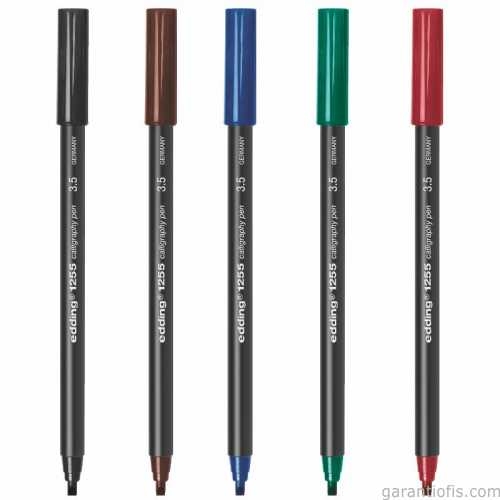 Edding 1255 Çelik Mavisi Kaligrafi Sanatı Kalemi (3,5 mm Uç) - 2