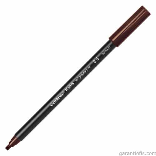 Edding 1255 Koyu Kahve Kaligrafi Sanatı Kalemi (3,5 mm Uç) - 1