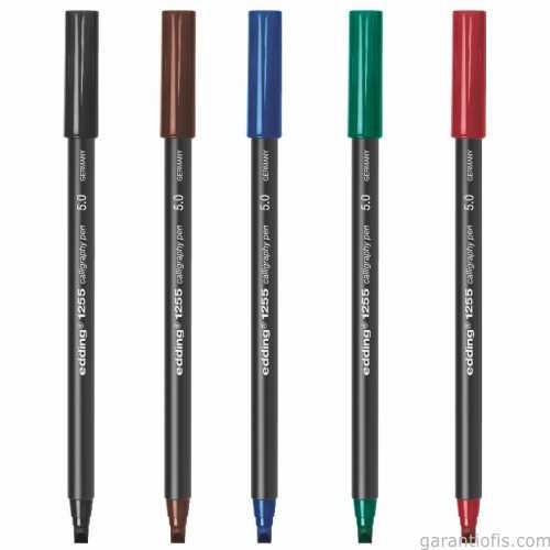 Edding 1255 Koyu Kahve Kaligrafi Sanatı Kalemi (5 mm Uç) - 2