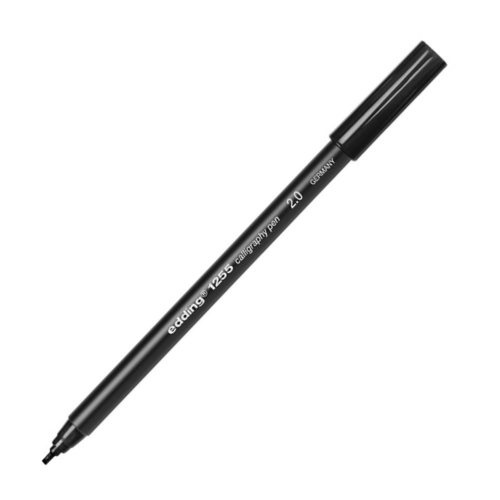 Edding 1255 Siyah Kaligrafi Kalemi (2,0 mm) - 1