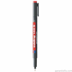 Edding 140S Kırmızı Permanent Asetat Kalemi - 1