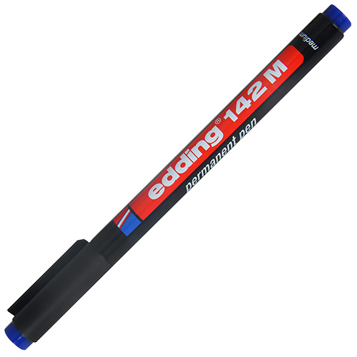 Edding 142M Mavi Permanent Asetat Kalemi - 2