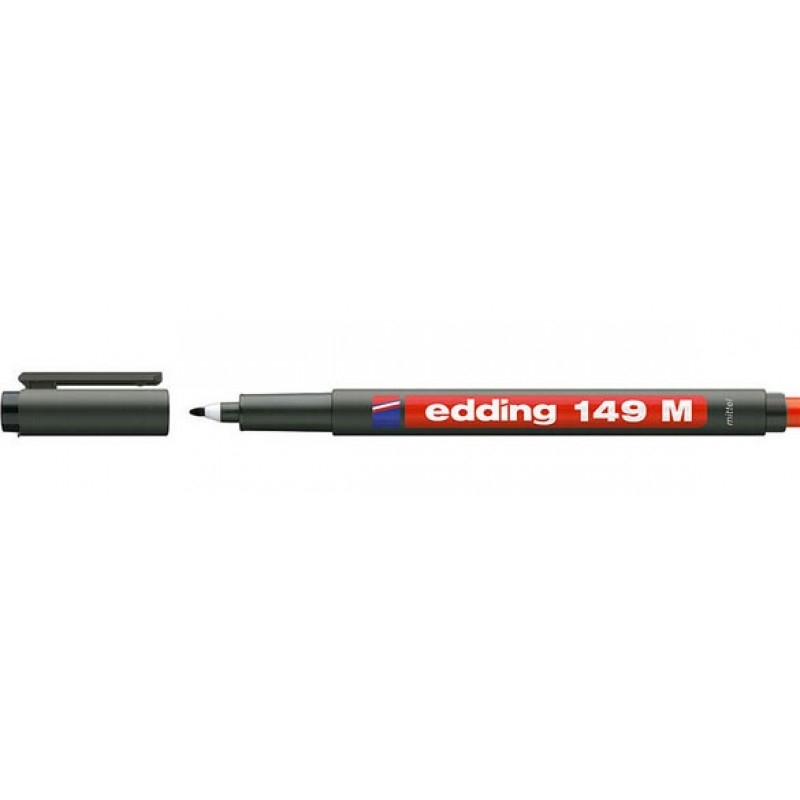 Edding 149m Silgili Kırmızı Asetat Kalemi