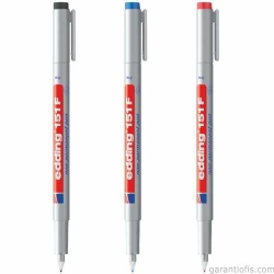 Edding 151 F Siyah Asetat Kalemi (Silinebilir Mürekkep) - 2