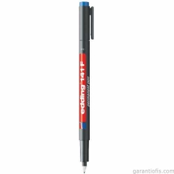 Edding 141 F Mavi Asetat Kalemi (Permanent Kalem) - 1