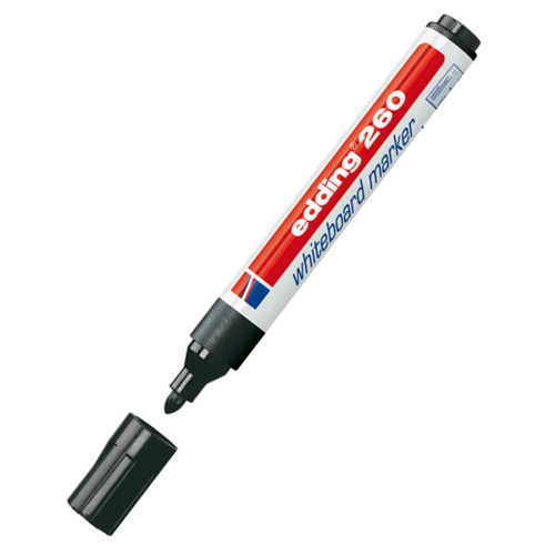 Edding 260 Beyaz Tahta Kalemi Siyah - 1