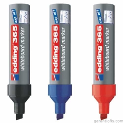 Edding 365 Kesik Uçlu Siyah Doldurulabilir Yazı Tahtası Kalemi - 2