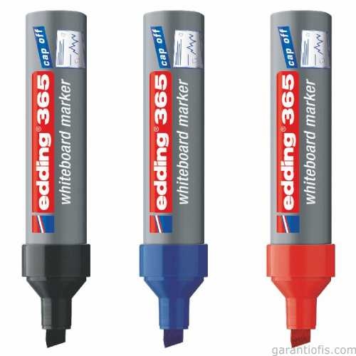 Edding 365 Kesik Uçlu Siyah Doldurulabilir Yazı Tahtası Kalemi - 2