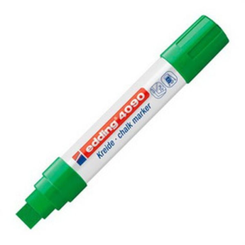 Edding 4090 Tebeşir ve Cam Kalemi Likit Yeşil - 1
