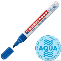 Edding 4095 Mavi Likit Tebeşir ve Cam Kalemi