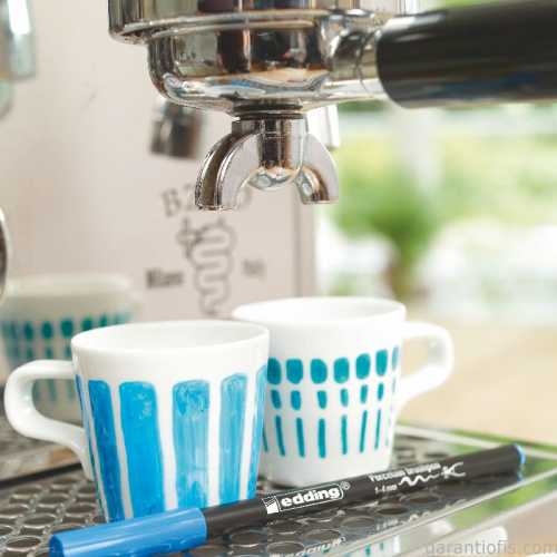 Edding 4200 Porselen Kalemi Soğuk Renkler (6 lı Paket) - 3