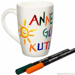 Edding 4200 Porselen Kalemi Standart Ana Renkler (6 lı Paket) - 3