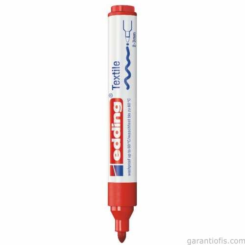 Edding 4500 Kırmızı Kumaş Boyama Kalemi (Tişört/Tekstil Marker) - 2