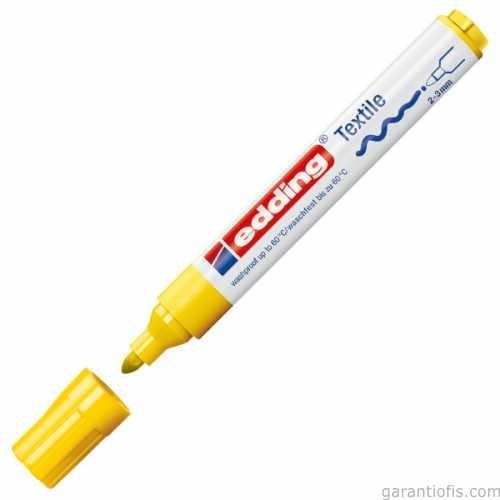 Edding 4500 Sarı Kumaş Boyama Kalemi (Tişört/Tekstil Marker) - 1