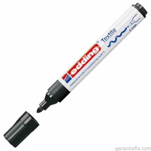 Edding 4500 Siyah Kumaş Boyama Kalemi (Tişört/Tekstil Marker) - 1