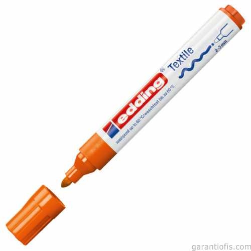 Edding 4500 Turuncu Kumaş Boyama Kalemi (Tişört/Tekstil Marker) - 1