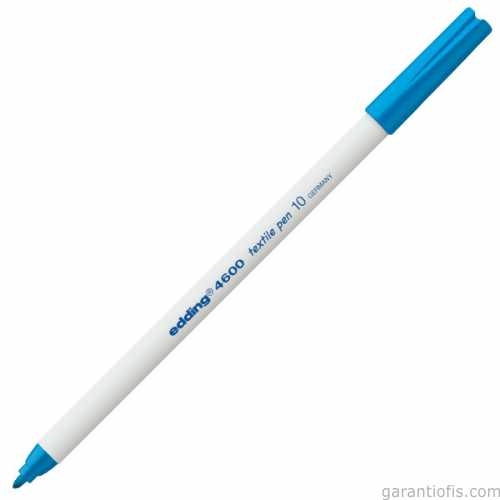 Edding 4600 Açık Mavi Kumaş Boyama Kalemi (T-Shirt/Tekstil Pen) - 1