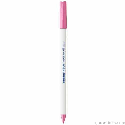 Edding 4600 Fosforlu Pembe Kumaş Boyama Kalemi (T-Shirt/Tekstil Pen) - 2