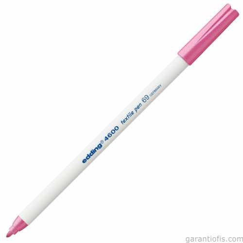 Edding 4600 Fosforlu Pembe Kumaş Boyama Kalemi (T-Shirt/Tekstil Pen) - 1