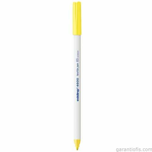 Edding 4600 Fosforlu Sarı Kumaş Boyama Kalemi (T-Shirt/Tekstil Pen) - 2