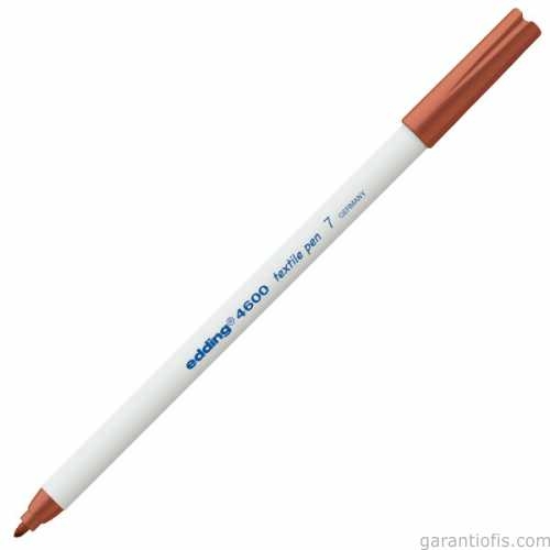 Edding 4600 Kahverengi Kumaş Boyama Kalemi (T-Shirt/Tekstil Pen) - 1