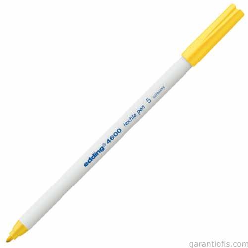 Edding 4600 Sarı Kumaş Boyama Kalemi (t-shirt/tekstil Pen)
