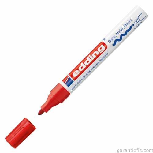 Edding 750 Paint Markör Kırmızı Hobi Sanat Kalemi - 1