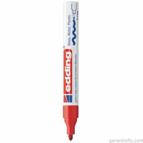 Edding 750 Paint Markör Kırmızı Hobi Sanat Kalemi - 2