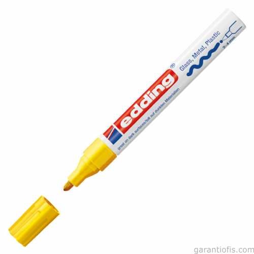 Edding 750 Paint Markör Sarı Hobi Sanat Kalemi - 1