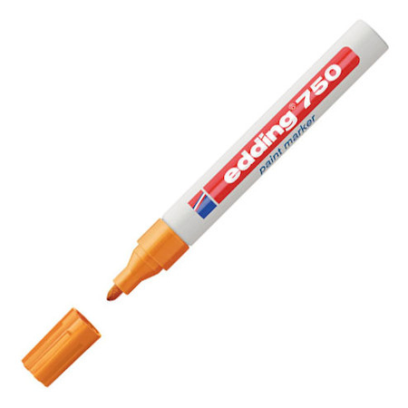 Edding 750 Paint Markör Turuncu Hobi Sanat Kalemi - 1