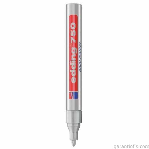 Edding 750 Tam Örtücü Gümüş Boya Kalemi (Paint Marker) - 2