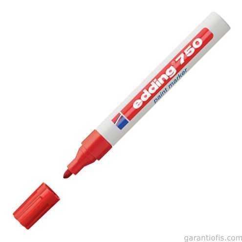 Edding 750 Tam Örtücü Kırmızı Boya Kalemi (paint Marker)