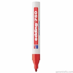 Edding 750 Tam Örtücü Kırmızı Boya Kalemi (Paint Marker) - 2