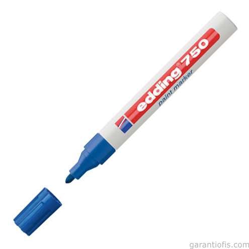 Edding 750 Tam Örtücü Mavi Boya Kalemi (paint Marker)