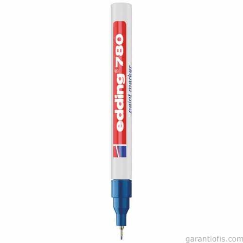 Edding 780 Tam Örtücü Mavi Boya Kalemi (Paint Marker) - 1