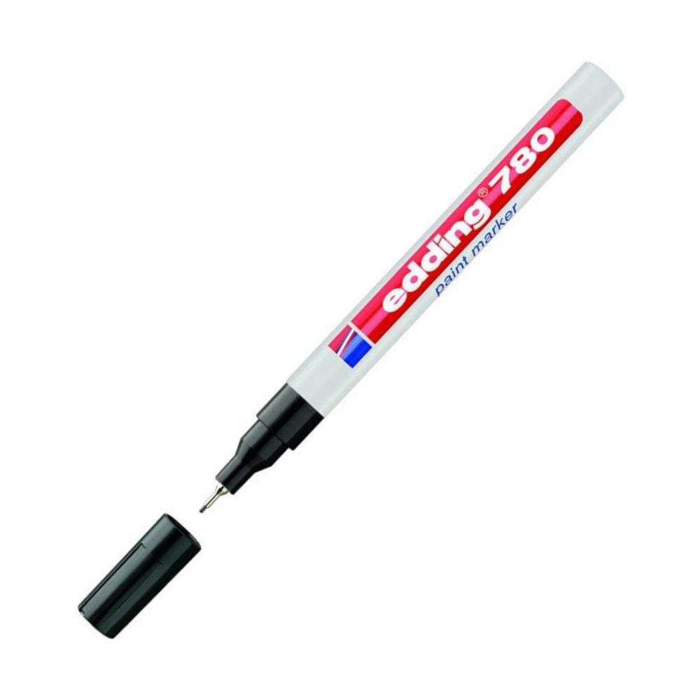 Edding 780 Tam Örtücü Siyah Boya Kalemi (paint Marker)