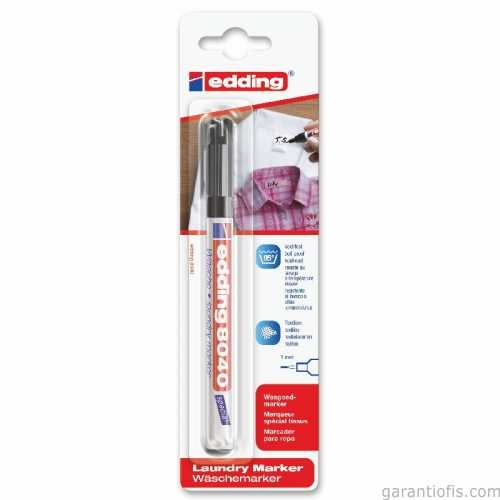 Edding 8040 Siyah Çamaşır Kalemi - 1