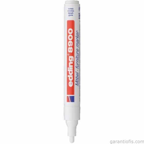 Edding 8900 Mobilya ve Parke İçin Beyaz Rötuş Kalemi - 1