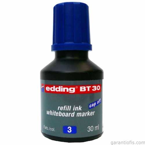 Edding BT 30 Mavi Tahta Kalemi Yedek Mürekkebi - 1
