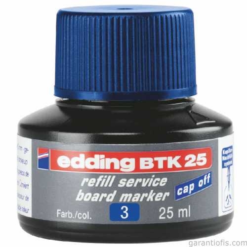 Edding BTK 25 Mavi Tahta Kalemi Yedek Mürekkebi - 1
