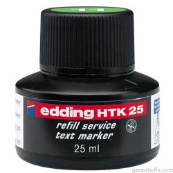 Edding HTK 25 Yeşil Fosforlu Kalem Yedek Mürekkebi