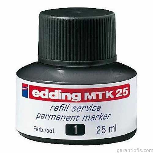 Edding MTK 25 Siyah Yedek Mürekkep (25 ml) - 1